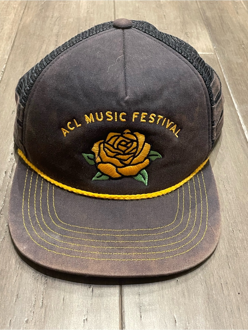 Howler Brothers ACL Fest Yellow Rose Trucker Hat Snapback Austin Music Festival